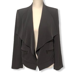 Calvin Klein gray charcoal jacket blazer size 8